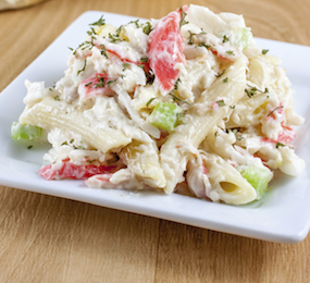 Seafood Pasta Salad ~Southern creaminess