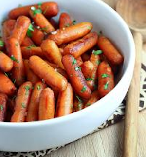 Luscious Glazed Baby Carrots with Molasses & Balsamic Vinegar