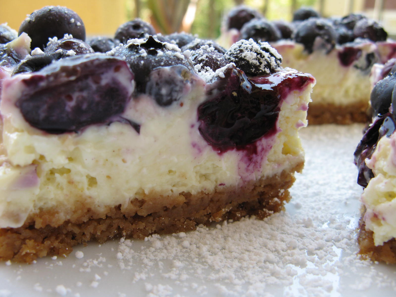 Berry Top Cheesecake Bars