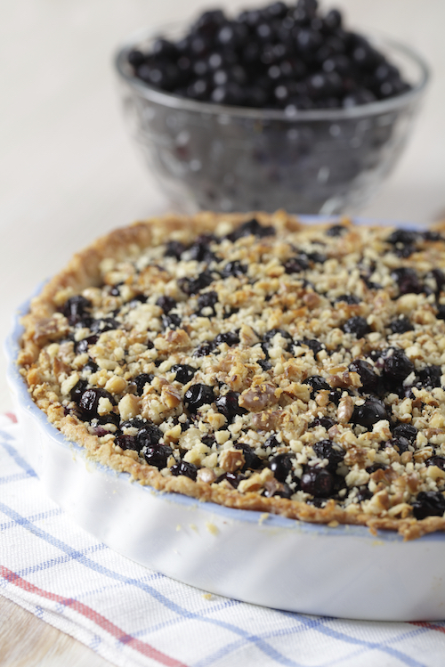 Blueberry Streusel Pie