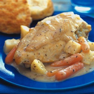 Smothered Chicken Southern Style-akin to a traditional southern style chicken and dumplings ... brings out the southern mama in me,
