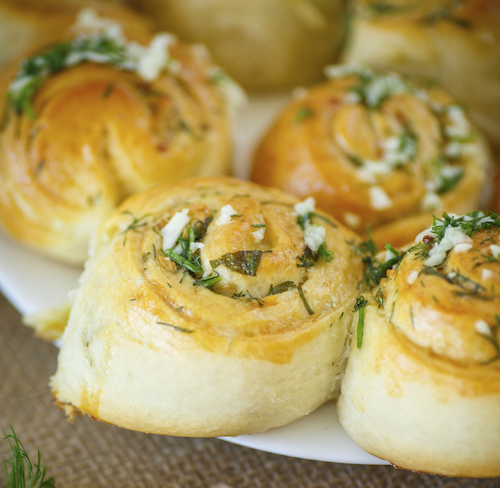 Homemade Garlic Rolls